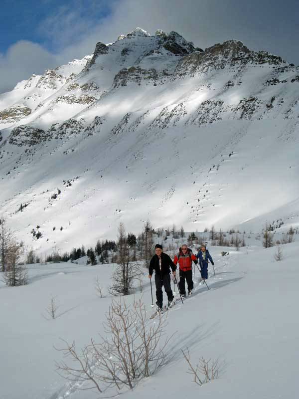 Photo Details For Photo Climbing Up The End Of Purple Bowl Mt Redoubt