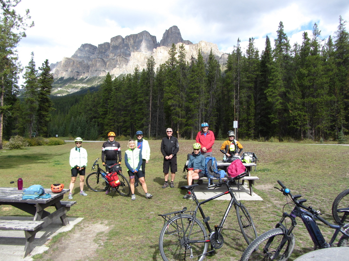 Rocky Mountain Ramblers Trip Report For Road Bike 1A Hwy From Banff To Castle Junction