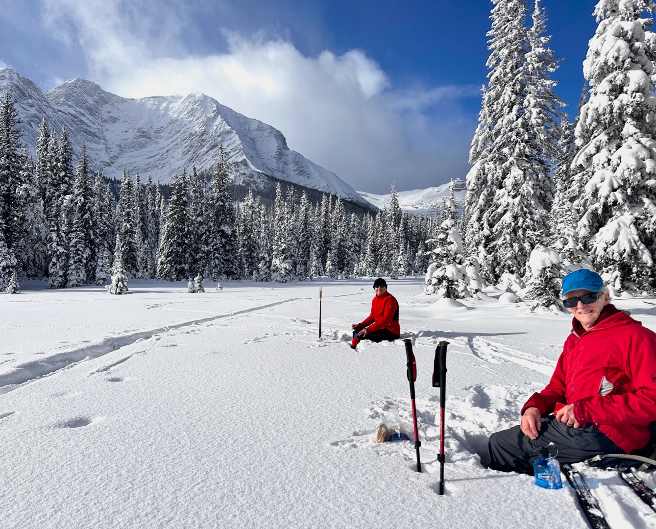 Rocky Mountain Ramblers trip report for Kananaskis Lakes Ski Trails