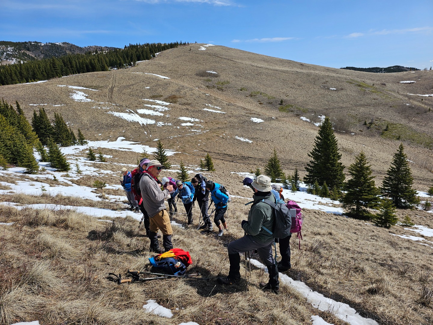 Rocky Mountain Ramblers trip report for Gunnery Mtn 702861 loop.