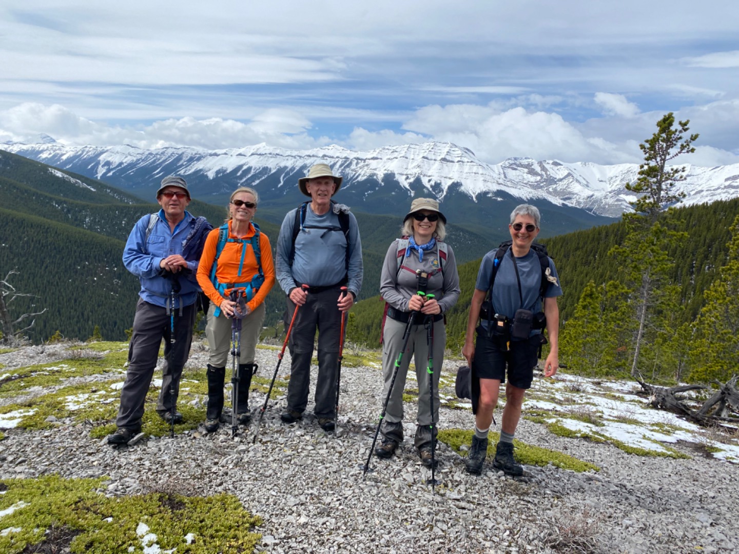 Rocky Mountain Ramblers trip report for Prairie Creek to Rock Point Ridge