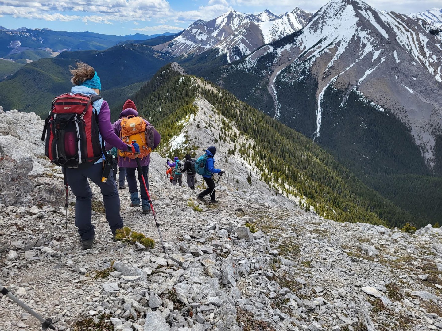 Rocky Mountain Ramblers trip report for Baldy south peak GR 373520 via ...