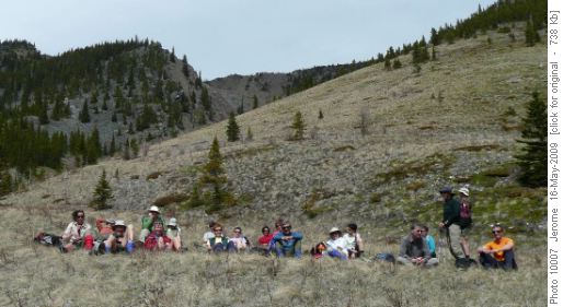Afternoon break in the warmth of the sun
