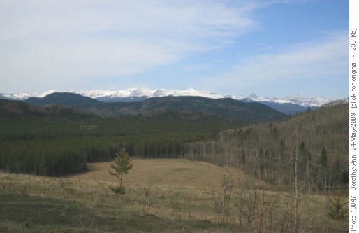 West view at start of hike