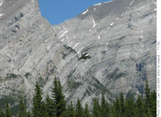 Helicopter search initiated