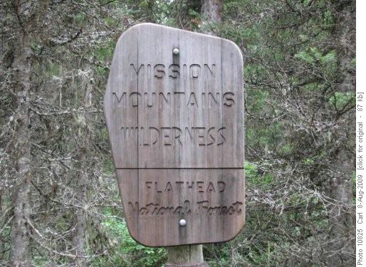 The Mission Mountains Wilderness of Montana