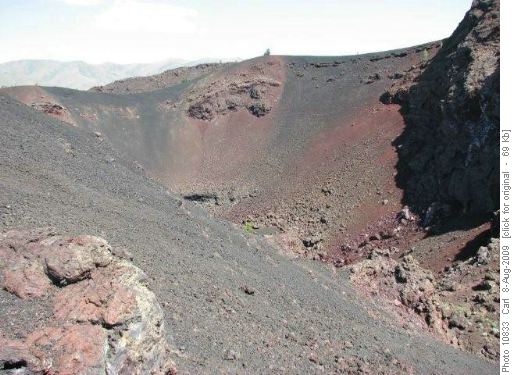 One of a line of big craters