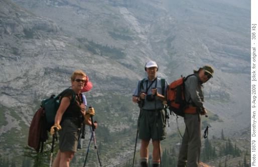 Atop the first rockfall
