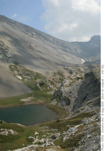 A view of first tarn and upper drainage