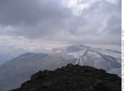 Mt Balfour from Mt Niles