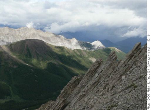 Sun on 'Mt. Roberta'