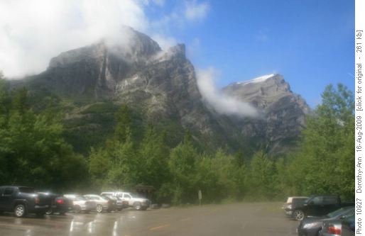 Back to the start. Wait a minute - is that snow?