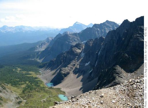 view s.e. from Panorama Ridge