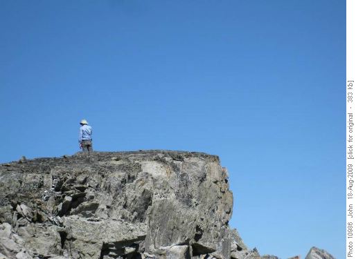 {607 Dam Ga} working hard on his blackberry on Indian Ridge
