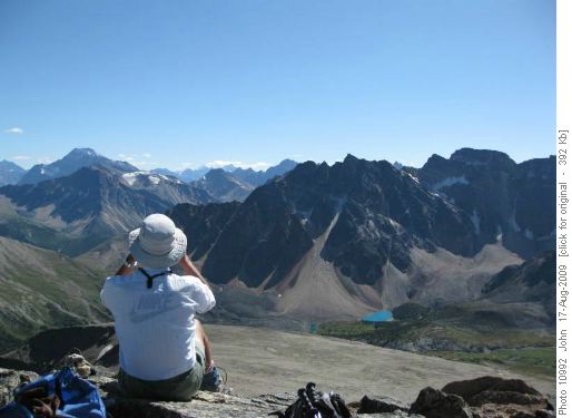 One of many glorious viewstops we had on Indian Ridge.