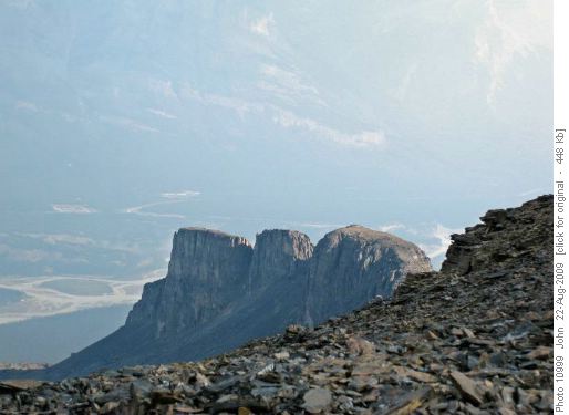 View of the lower ridge on Mount Sarbach