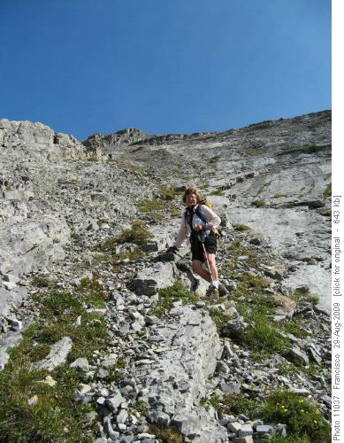 ascent gully from Galatea Creek