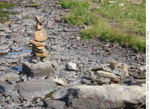 Cairn at the tarn