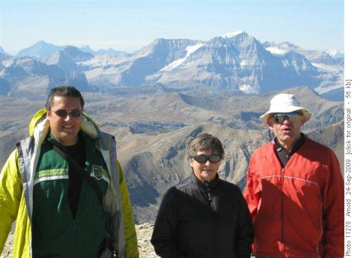 From the Summit of Mt. Bourgeau - Mt Ball In The Background
