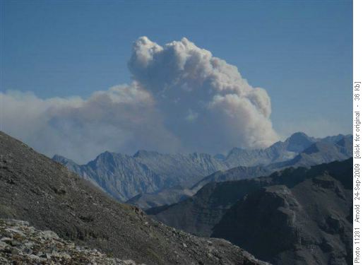 Smoke From The Mt Nestor Controlled Burn