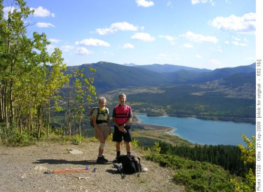 View of Barrier Lake