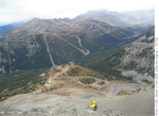 Looking Down On The Ski Resort