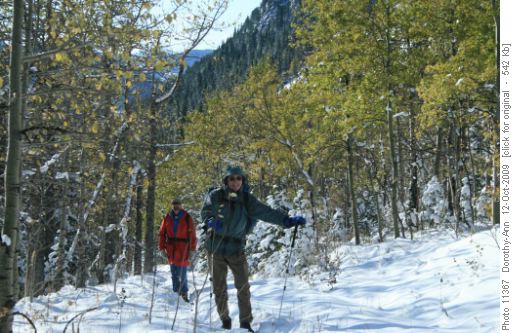 Heading up the trail to Grass Pass