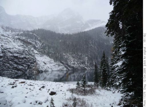 Looking back to Lower Twin Lake on the Way to Gibbon Pass