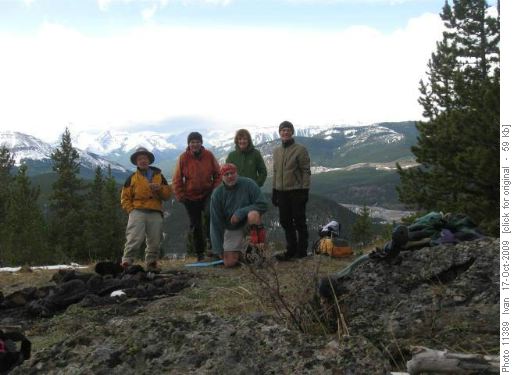 Quirk Ridge/ Ealaine, Bob, Ivan, Janet, Karen/.