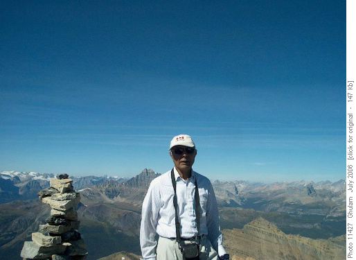 Ghulam on Mt. Richardson