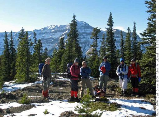 Break on Surveyor's Ridge (Bluerock Mtn in background)