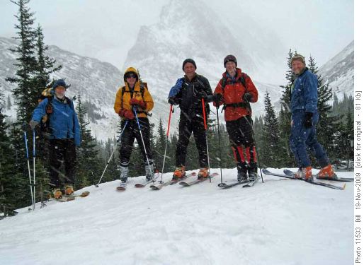 Arnold, Damian, Carl, Doug and Bill at Rae turnaround point Arnold, Damian, Carl, Doug and Bill at Rae turnaround point