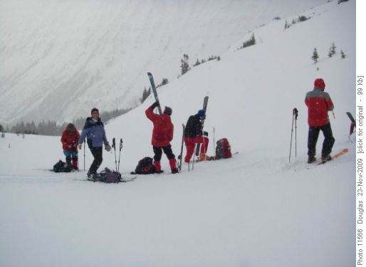 Getting ready for the first west run (courtesy Philip)