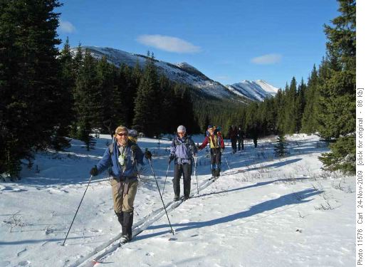 Heading up the meadows at the top of Cliff Creek