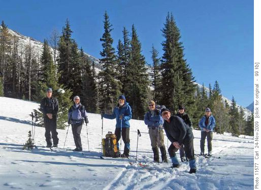 Philip, Rosanne, Arnold, Bill, Carl, Nancy and Sheila at Cliff Creek-Picklejar col