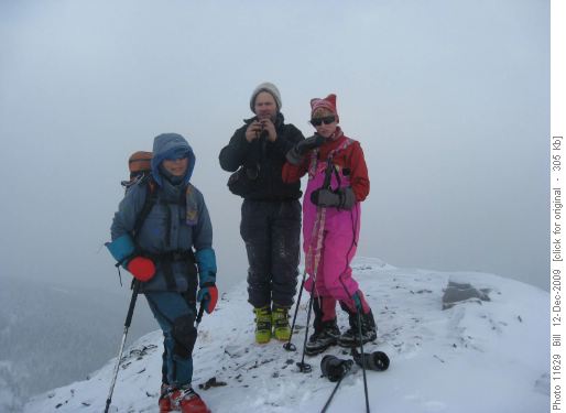 On the subsidiary peak