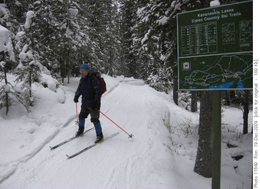 {201 Ron Mason} cruises along Boulton trail