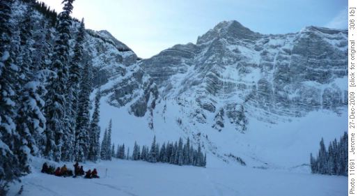 Lunch at Rawson Lake