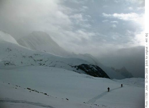 Hazy South Burstall pass
