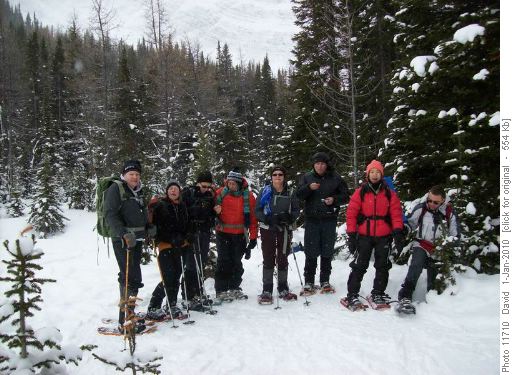 Group at lake