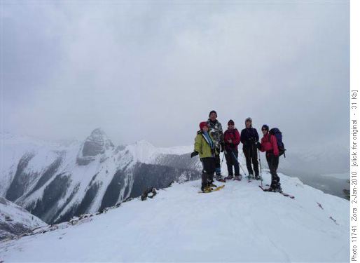 On Commonwealth Ridge (The Fist in the background)