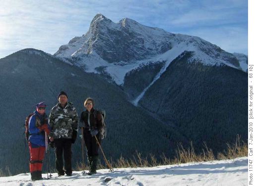 At the top of the Coal Mine trail (Ribbon Peak and Bogart in the background)