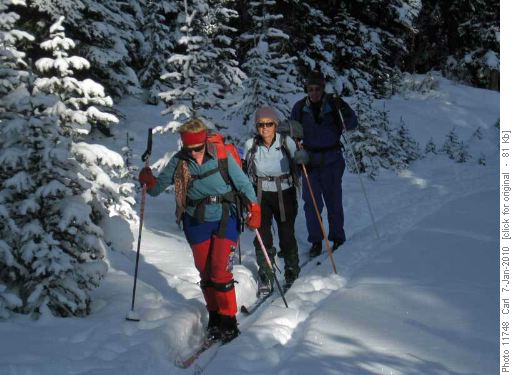 Heading up the Marmot trail