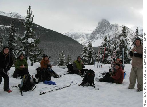Lunch at the viewpoint