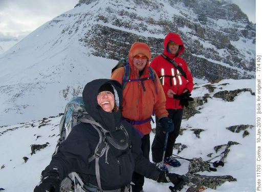Half the group on Packers Peak