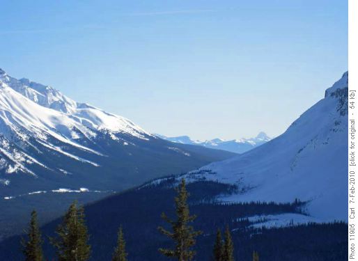 Mt Assiniboine from about 100 km