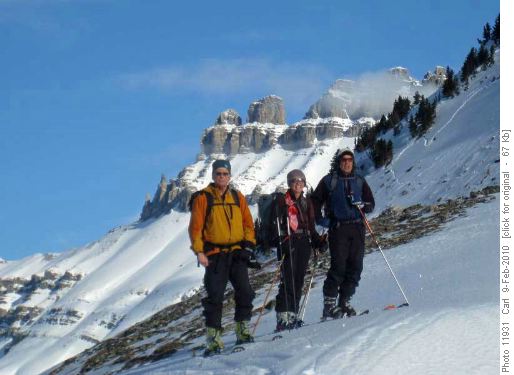 Almost there! (Dolomite Peak in background)