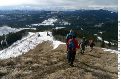 Leaving the summit (photo by {259 Sharon Wingenbach})