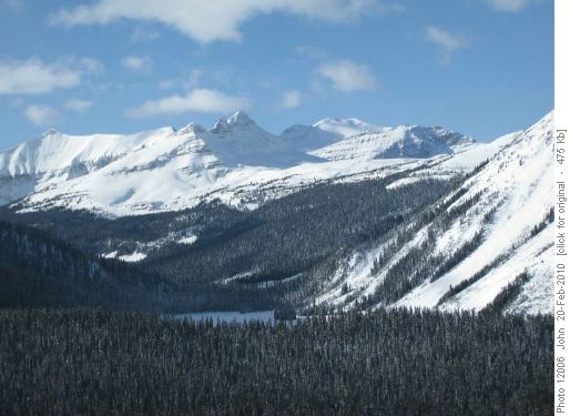 Looking west across Spray valley to Leman lake.