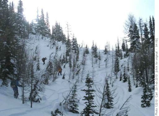 Descent to Spray River from Burstall Pass